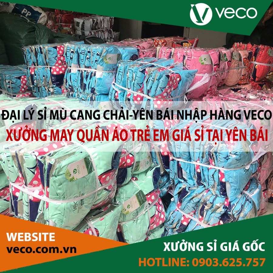 VECO-Xưởng may quần áo trẻ em giá sỉ tại Yên Bái